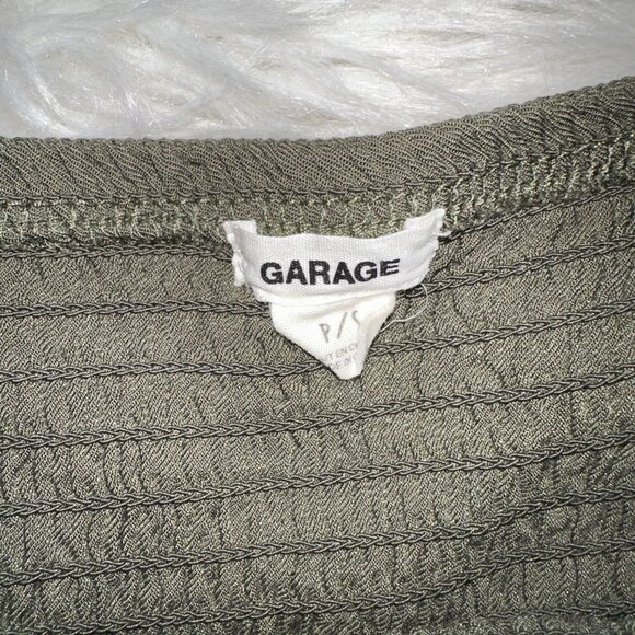 Garage Green Strapless Romper - Picture 3 of 3